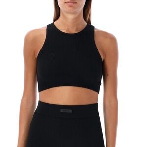 Fear of God Black Crop Top